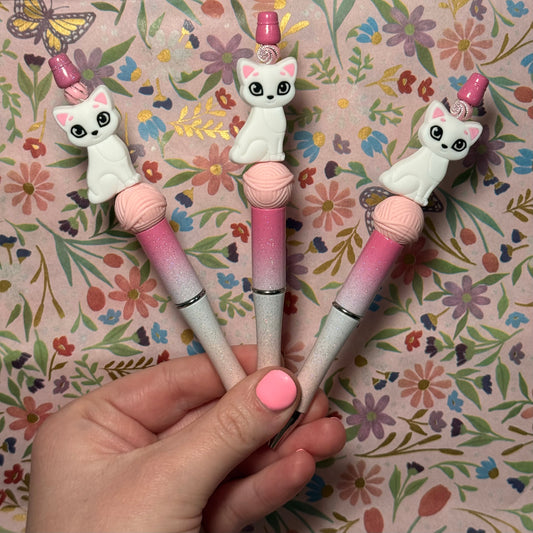 Limited Edition White Skye Beaded Pen