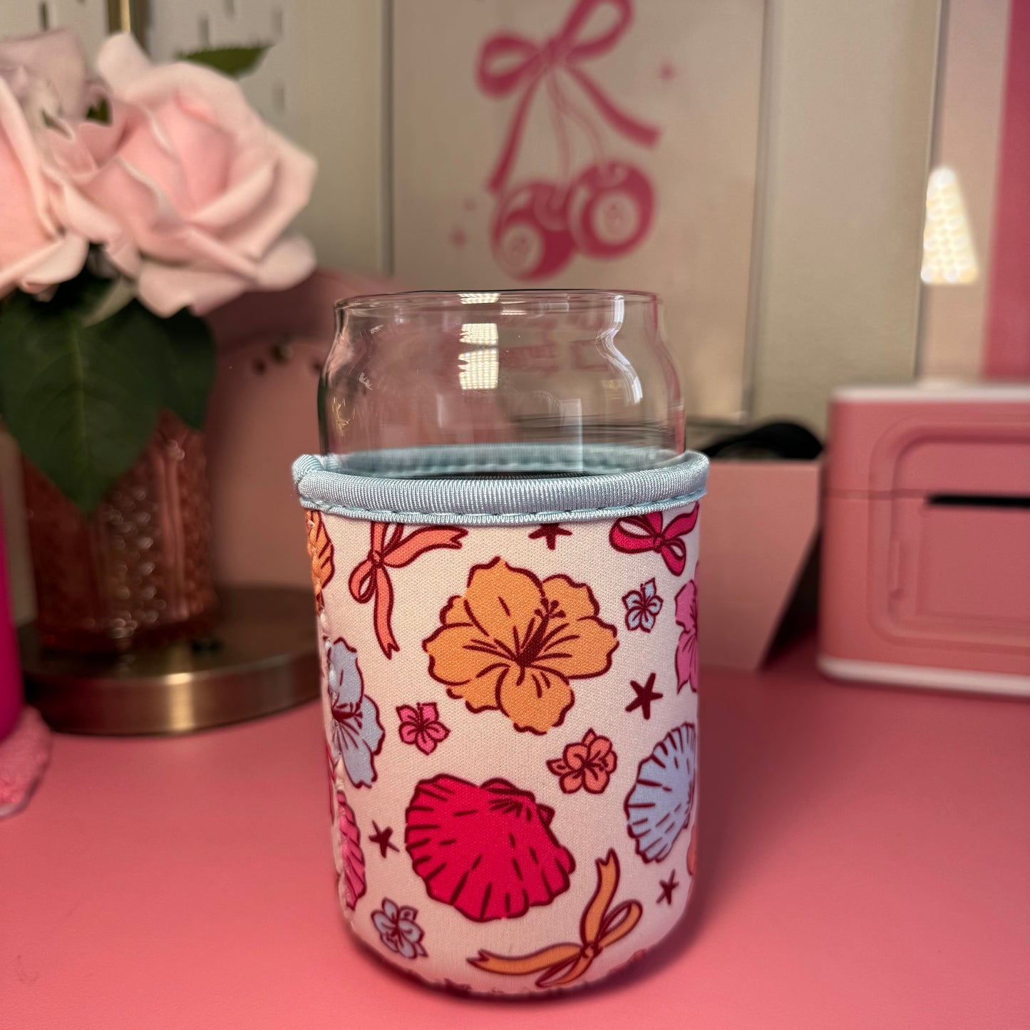 Hibiscus and Bows Sleeve