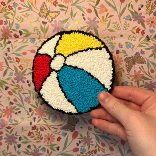 Beach Mug Rug Coaster