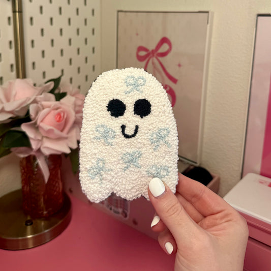 Coquette Ghosty Mug Rug Coaster