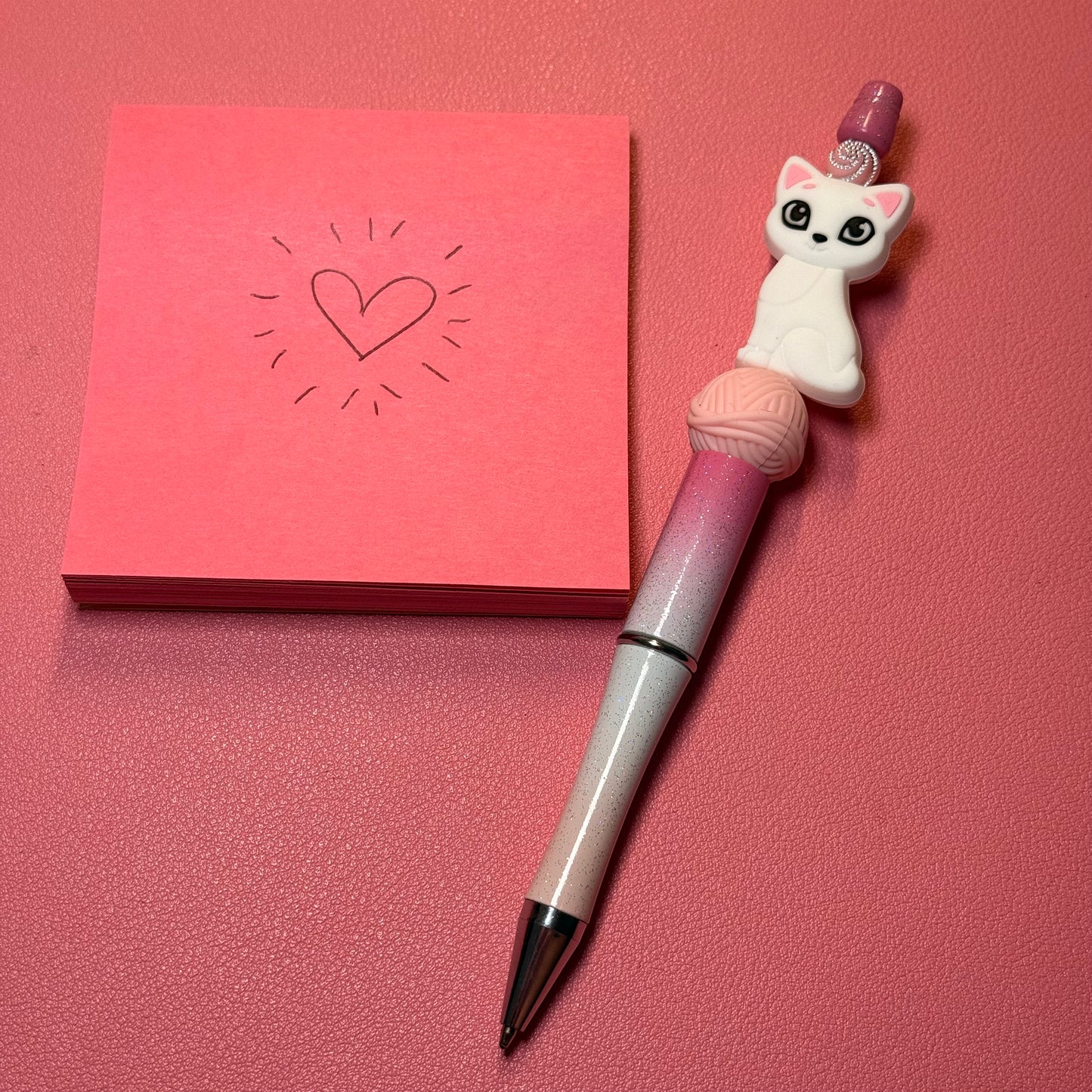 Limited Edition White Skye Beaded Pen