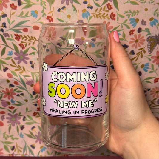 Healing in Progress Glass Cup