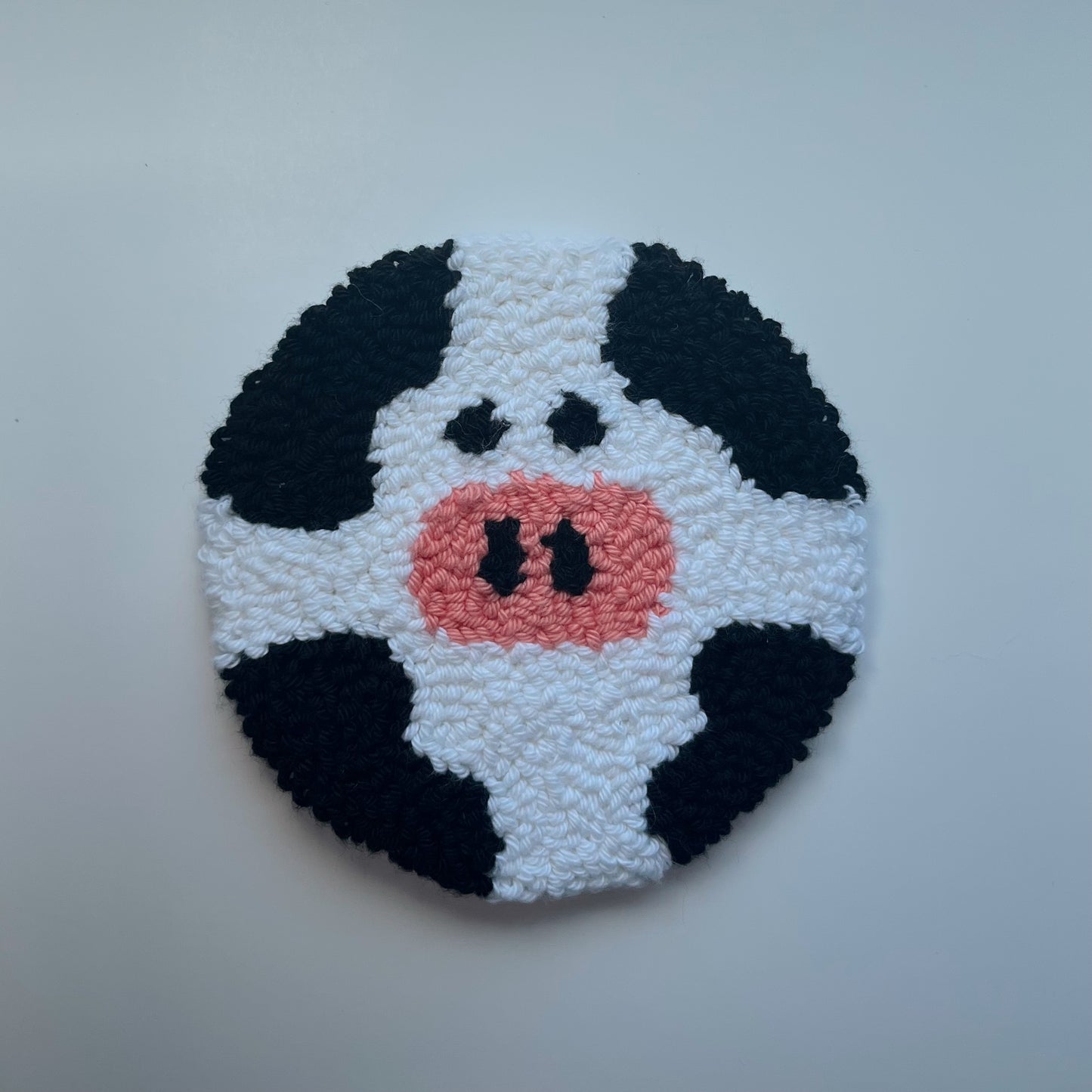 Cow Mug Rug Coaster