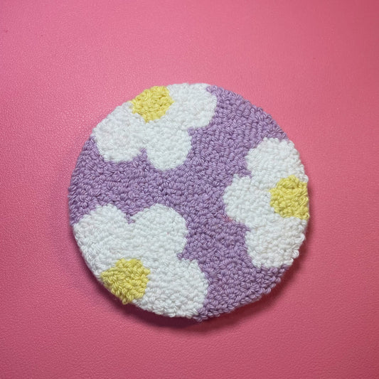 Daisy Mug Rug Coaster