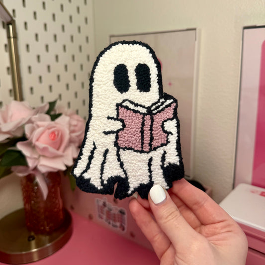 Reading Ghost Mug Rug Coaster