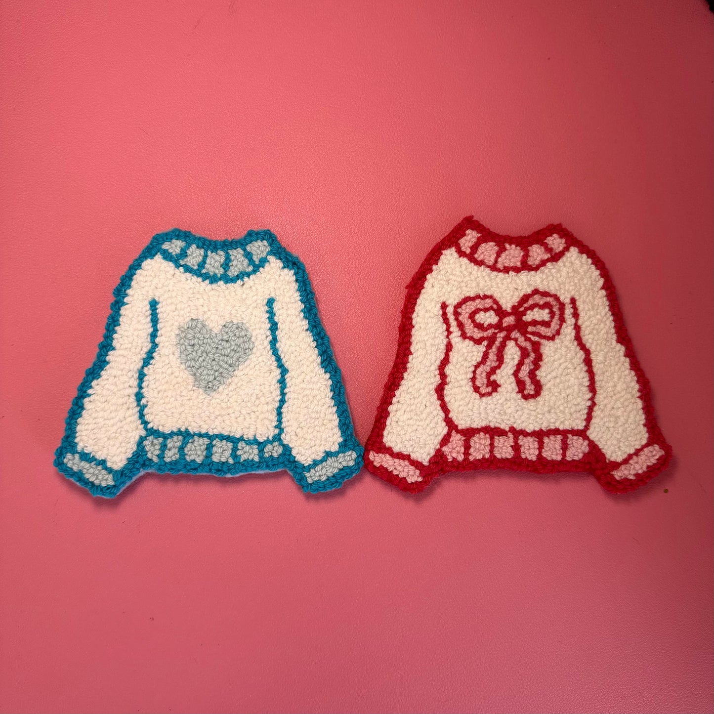 Cute Sweater Mug Rug Coaster