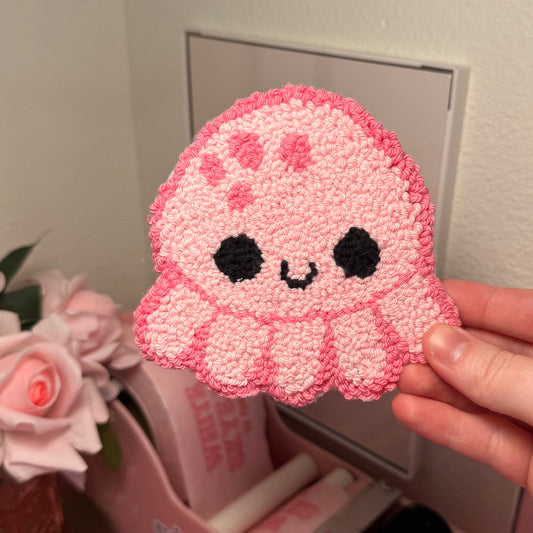 Cute Octopus Mug Rug Coaster